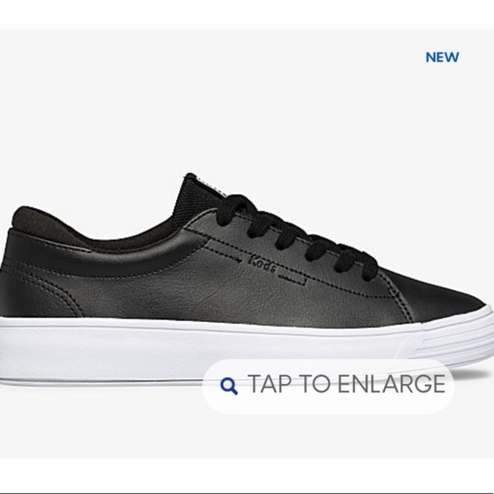 Jess Black Leather Shoe